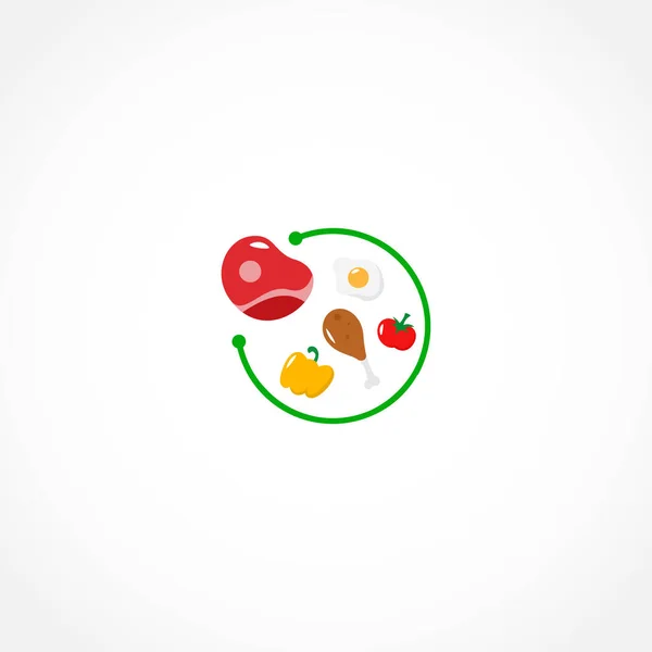 Ilustração Mundial Projeto Vetor Dia Alimento Para Bandeira Fundo — Vetor de Stock