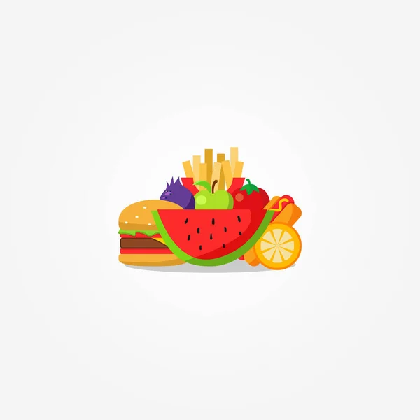 Ilustración Del Diseño Vectorial Del Día Mundial Alimentación Para Banner — Vector de stock