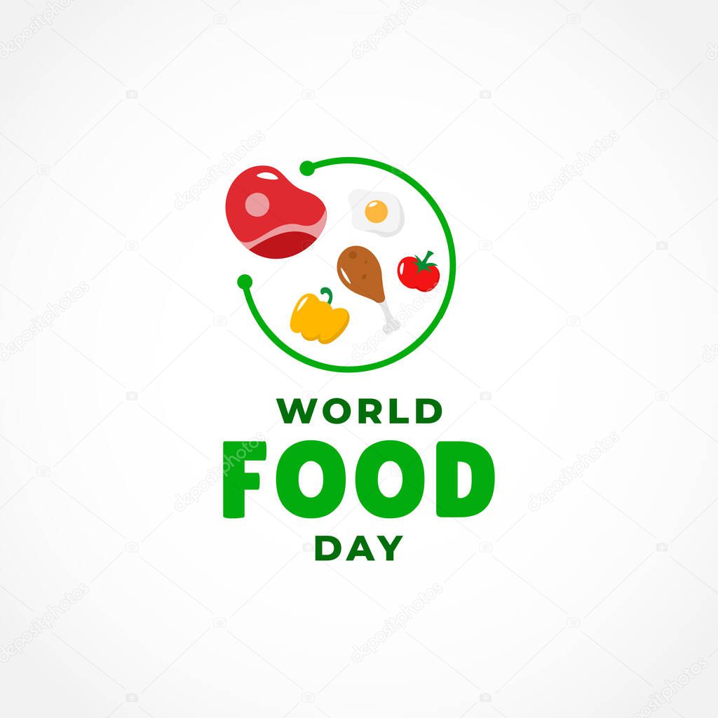 World Food Day Vector Design Illustration For Banner and Background