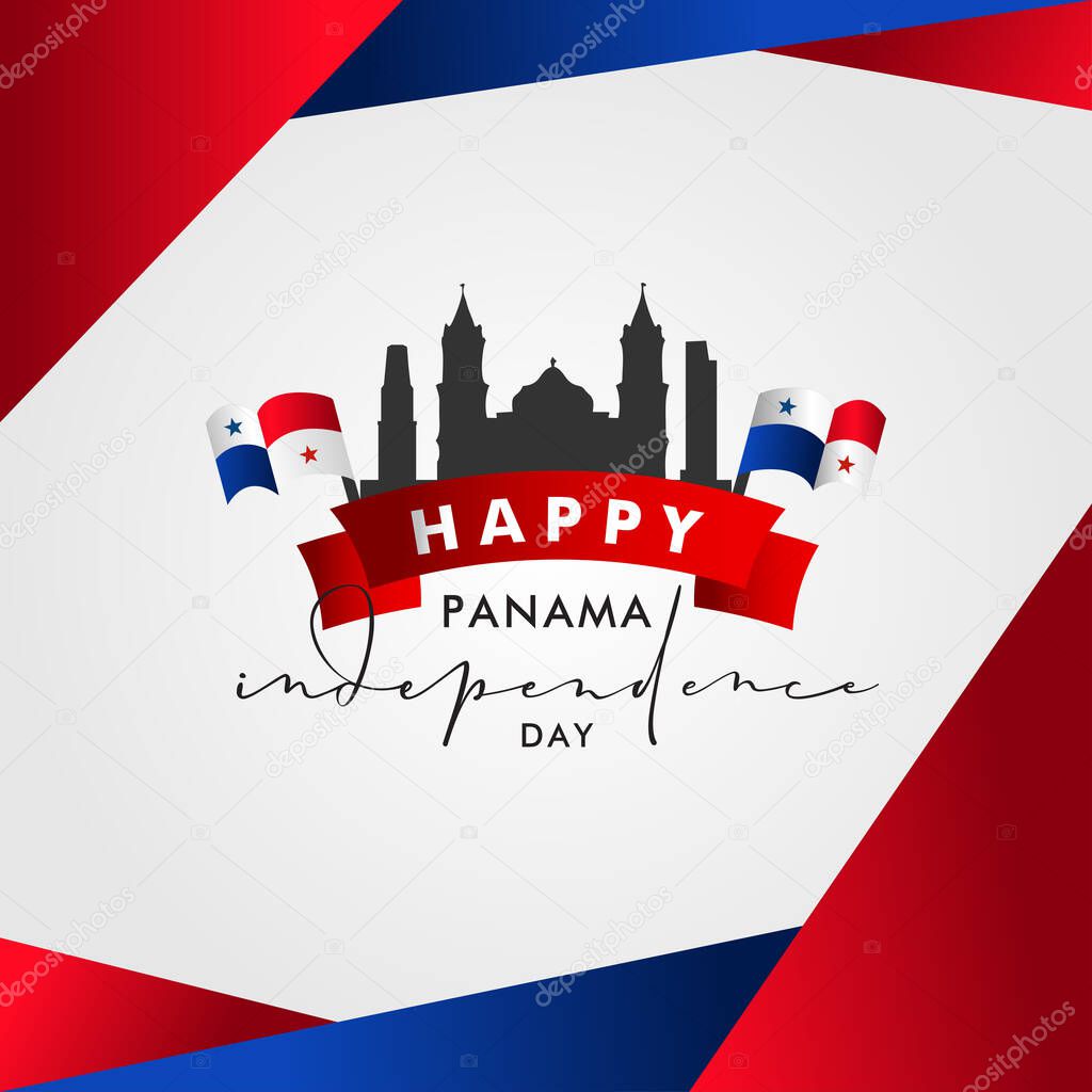 Panama Independence Day Vector Design Illustration For Banner and Background