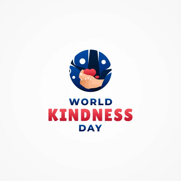 World Kindness Day Vector Design Illustration Banner Background — Stock Vector