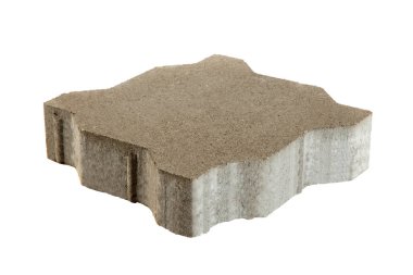 Tek asfalt tuğla, ıssız. Asfalt için beton blok