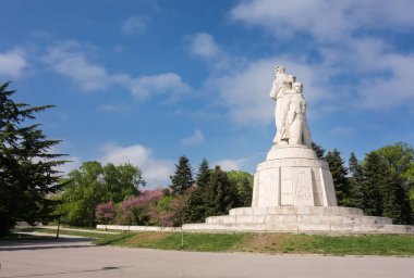 Varna, Bulgaristan, Panteon eski komünist Anıtı. Faşizm ve kapitalizm karşı savaşçılarla Anıtı