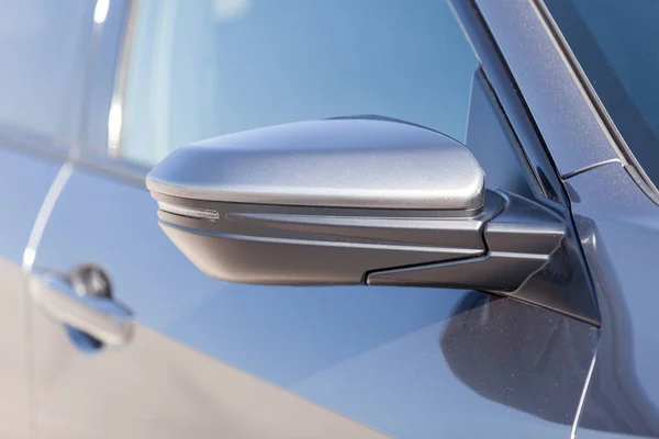 Close Shot Modern Car Rear View Mirror — Stock Photo, Image