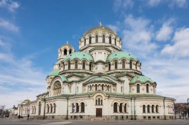 Bulgaristan 'ın Sofya kentindeki Alexander Nevsky Katedrali