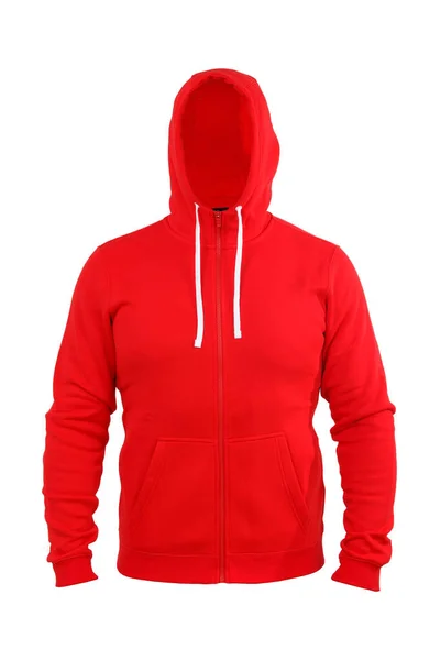 Men's sport track suit, with hood. Sport clothing, isolated on white — Stock Photo, Image