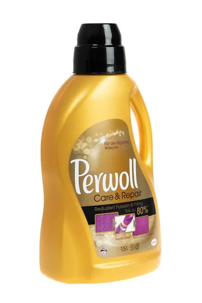 Varna Bulgaria May 2020 Bottle Perwoll Isolated White Perwoll Inventor — Stock Photo, Image