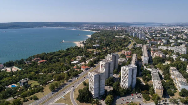 Allmän Bild Varna Bulgariens Havshuvudstad — Stockfoto