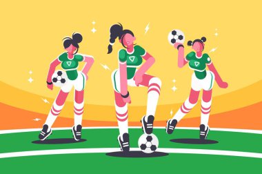 Futbolcu kadın takımı