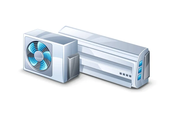 Airconditioner vector illustratie — Stockvector