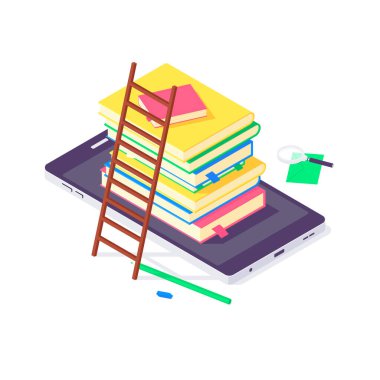 Isometric Kitap Üniversitesi ve Okul Eğitim Bilimi Fakültesi Bilgi vektörü ilülasyonu öğreten üniversiteler