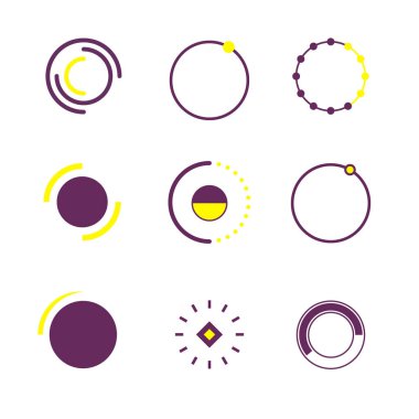 Web işleme arayüzü simgesi yükleme simgesi yükleme sembolü verisi şablon grafik çizimi