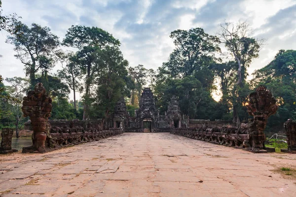 Siem Reap January 2015 Jalan Kuil Preah Khan Kompleks Angkor — Stok Foto