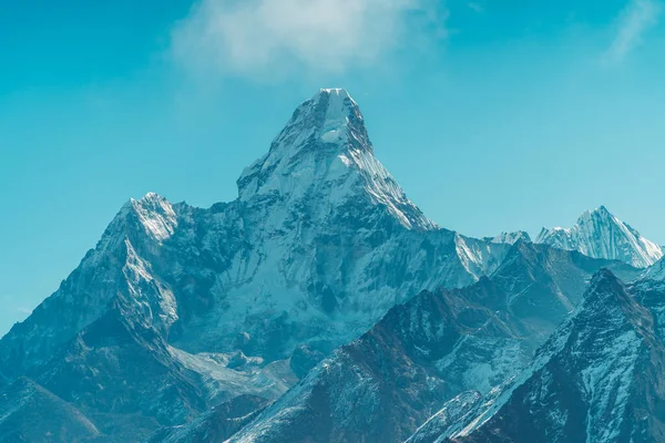 Himalaya Güzelliği Ama Dablam Manzarası Himalaya Nepal Deki Everest Ana — Stok fotoğraf