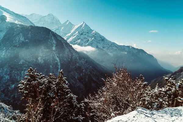 Ландшафт Долини Хумбу Еверестському Базовому Таборі Гімалаї Непал Гімалайський Пейзаж — стокове фото