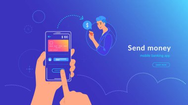Cep telefonu bankacılığı ve elektronik cüzdan uygulaması ile kredi kartından para gönderme
