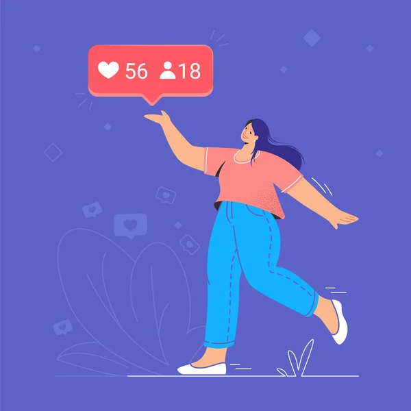 Adicción a las redes sociales y tiempo dedicado — Vector de stock