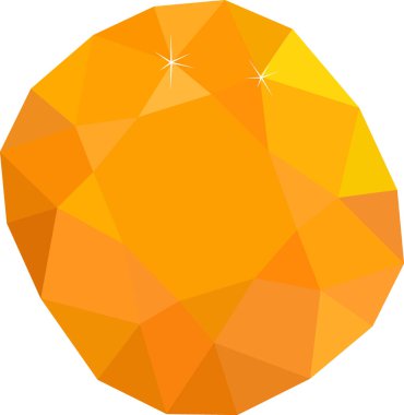 beyaz zemin üzerine sarı safir.