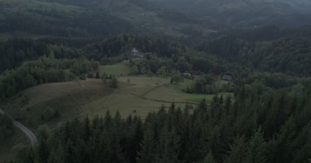 Карпаты Осень Горах — стоковое видео