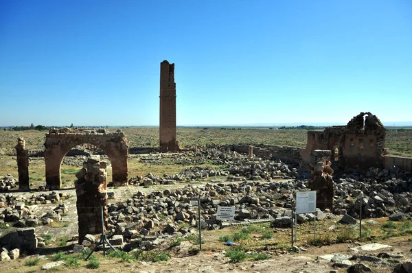 Harran Şanlıurfa Yakınındaki Antik Kenti Kalıntıları Konumu Türkiye Nin Güneyi — Stok fotoğraf