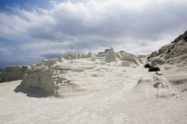 Beyaz Milos Adası. Yunan Adaları.