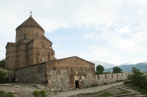 Ostrov Akdamar Domovem Pro Desáté Století Arménská Katedrála Kostel Známý — Stock fotografie