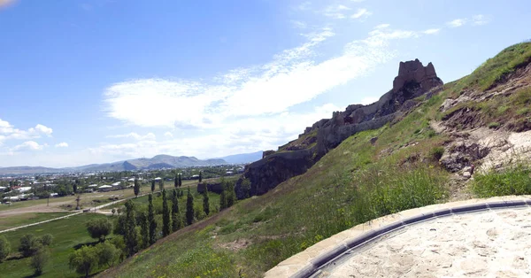 Pohled Starobylé Pevnosti Van Východní Turecko Umístění Nedaleko Města Van — Stock fotografie