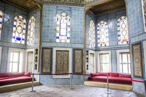 Quarto Museu Para Recepção Dos Hóspedes Para Chá Museu Topkapi — Fotografia de Stock