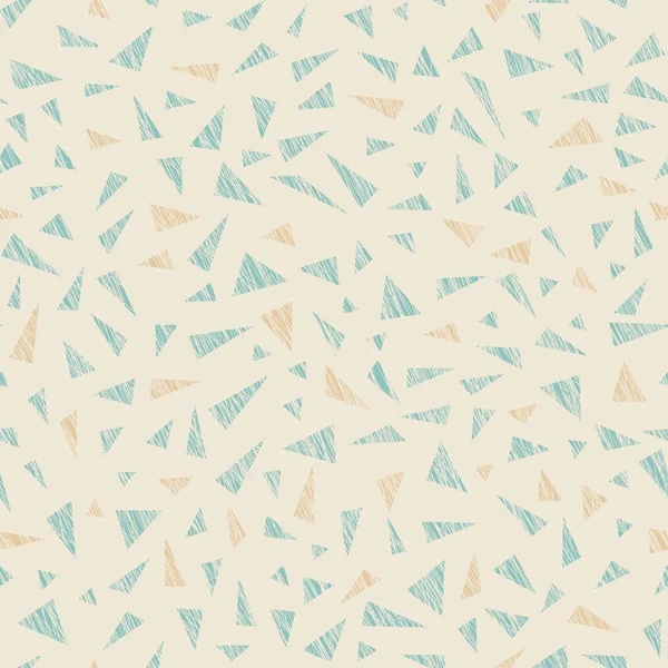 Bleke Patroon Met Driehoeken Naadloze Abstracte Delta Textuur Eenvoudige Puzzel — Stockvector