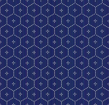 Kimono deseni. Sashiko, ne kadar. Soyut sorunsuz doku