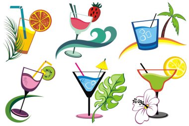 Dizi alkollü içecekler, kokteyller