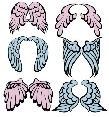 Simgeler kanatlar. Çizgi film koleksiyonu