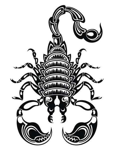 Scorpion Illustration Scorpion Icon Vektorskorpion — Stockvektor