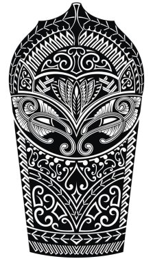 Arm tattoo in abstract style  clipart