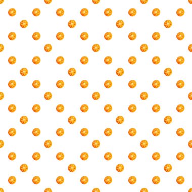 Sulu kırmızı domates dilimlerinin kusursuz sonsuz deseni. Paket kağıdı, kumaş ve duvar kağıdı için tasarım