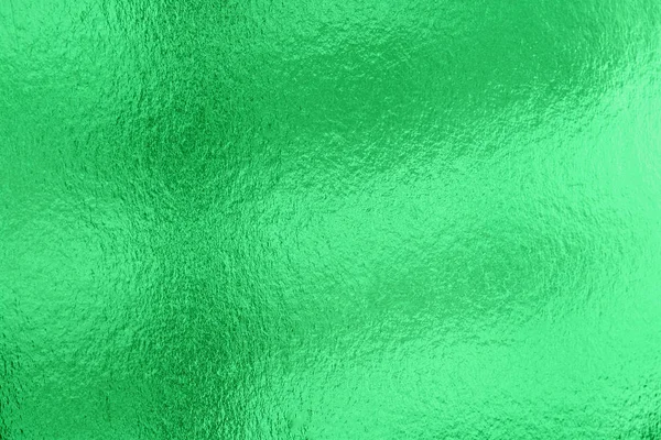 Shiny Green Leaf Gold Foil Texture Background — Stock Photo, Image