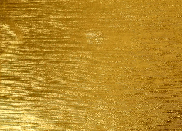 Lesklý Žlutý List Zlaté Fólie Textury Pozadí — Stock fotografie