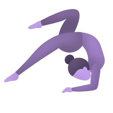 Yaşam tarzı tasarımı için mor tonlu kız yoga pozu. Stres atmak. Meditasyon yapan kadın. Vücut gevşemesi. Sağlıklı bir yaşam tarzı. Yoga pratiği. Sağlık hizmetleri. anksiyete azaltma.