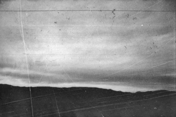 Panorama Sublime Bianco Nero Fotografia Analogica — Foto Stock