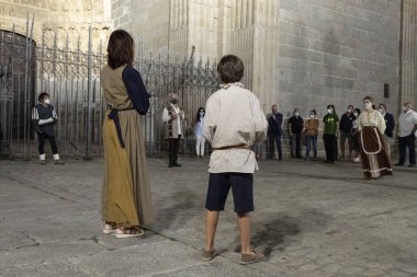 Gece gösterisi, Los Comuneros devriminin 500. yıldönümünü ve 1520 yılında 