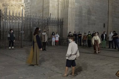 Gece gösterisi, Los Comuneros devriminin 500. yıldönümünü ve 1520 yılında 