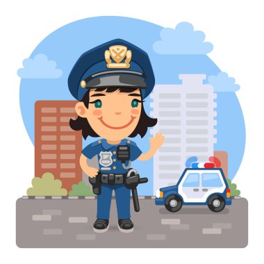 Sokakta Karikatür Polis