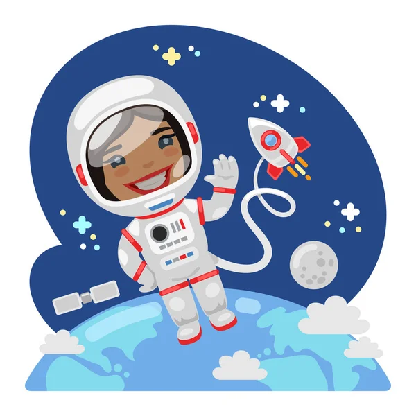 Dış Uzayda Çizgi Roman Astronotu