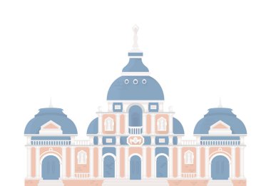 Saint-Petersburg bina Illustration. Vektör çizim için web sayfaları, afişler, posterler ve kartpostallar.