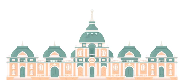 サンクトペテルブルク建物のイラスト Web ページ バナー ポスター ポストカードのベクトル図 — ストックベクタ