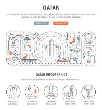 Katar vektör bayrağı.