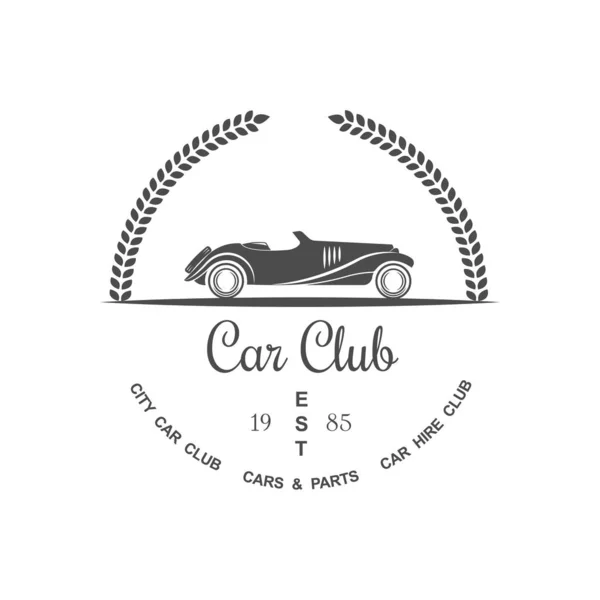 Car Club Logotype. — Stock Vector