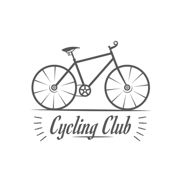 Logotipo de Clube de Ciclismo . — Vetor de Stock