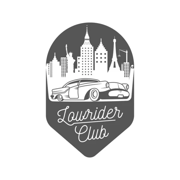 Логотип Lowrider Club . — стоковый вектор