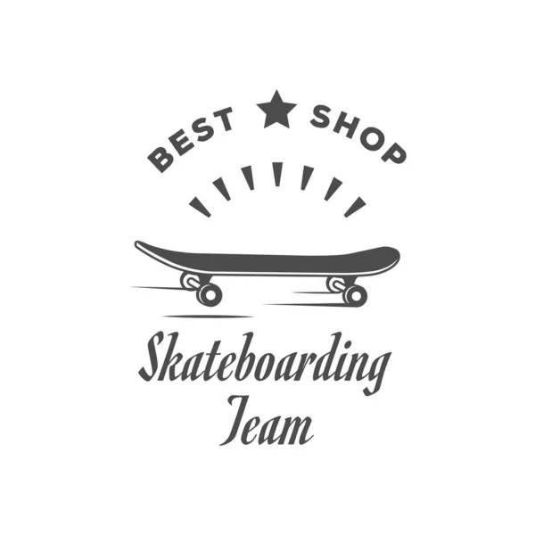 Skateboarding logotype. — Stock vektor